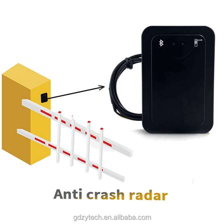 Détecteur radar Bluetooth sans fil anti-écrasement pour barrières à bras droit