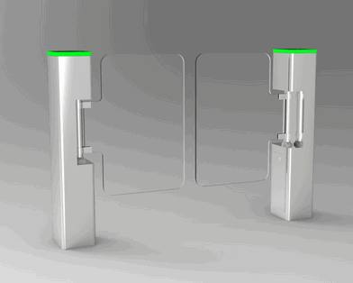 Barrière pivotante à induction infrarouge avec ouverture radar automatique pour supermarchés