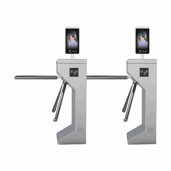 Tourniquet tripode semi-automatique en acier inoxydable 304 pour installations publiques