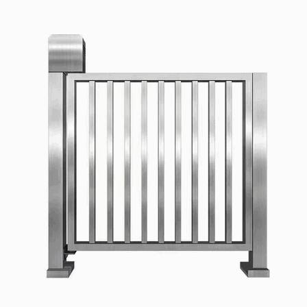 Barrière pivotante rotative publicitaire manuelle pour centres commerciaux
