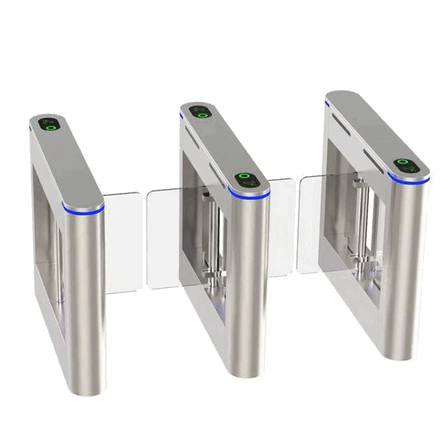 Tourniquets piétonniers multifacteurs à grande vitesse pour passages d'entreprise sécurisés