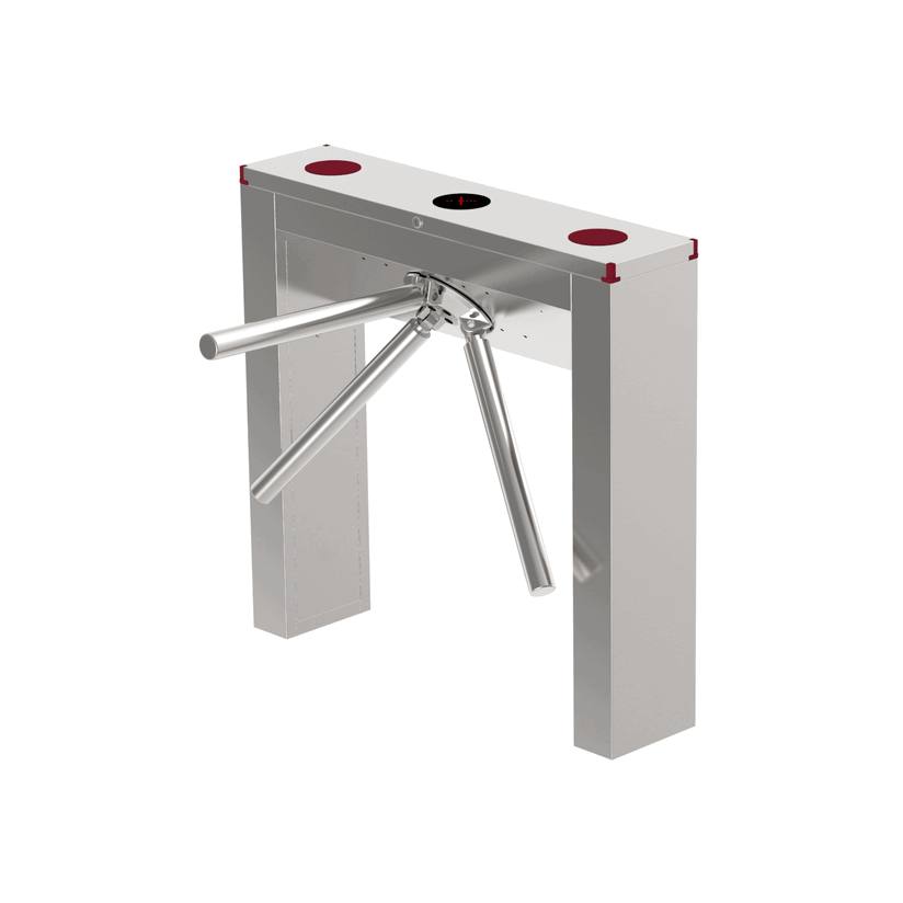 Tourniquet tripode optique à hauteur de taille pour gestion d'entrée polyvalente