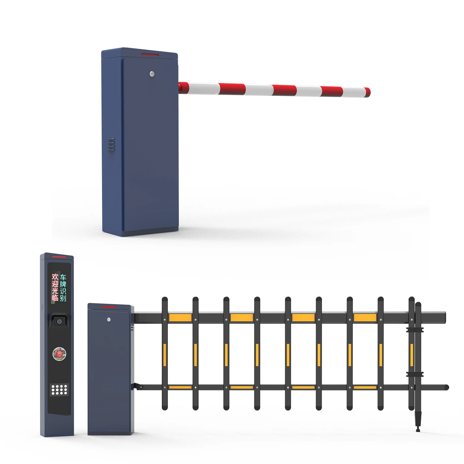Barrière IP65 à action rapide résistante aux intempéries avec anticollision