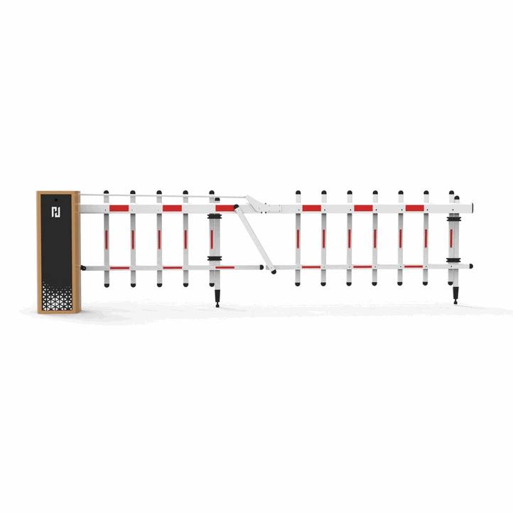 Barrière 24 V CC à vitesse réglable avec système RFID UHF