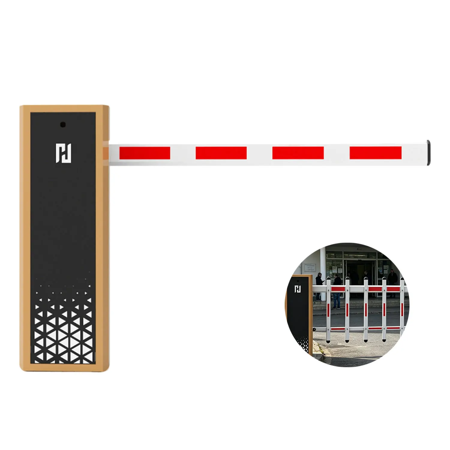 Barrière RFID à vitesse réglable pour accès sécurisé et efficace