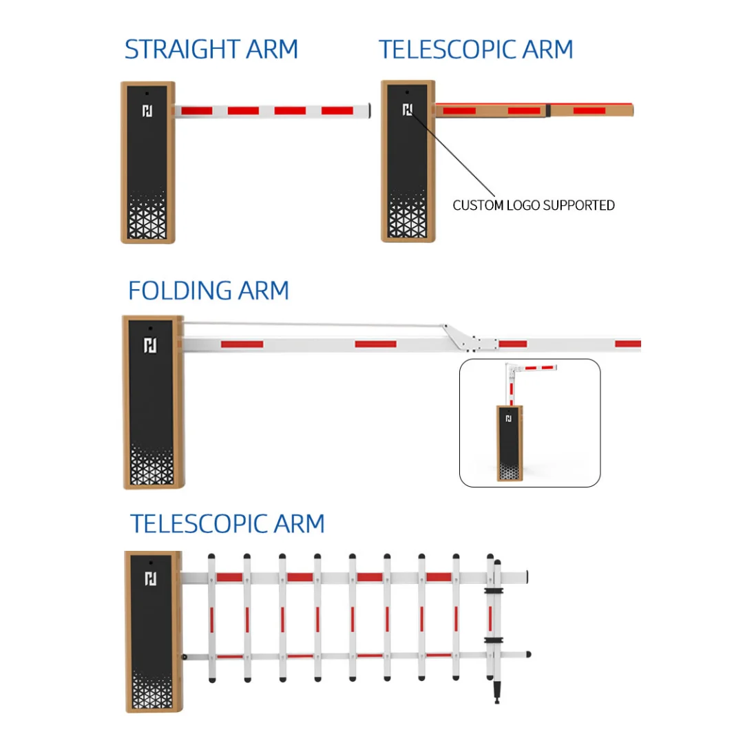 Terminal LPR pour garage sans personnel avec écran DEL 4 lignes