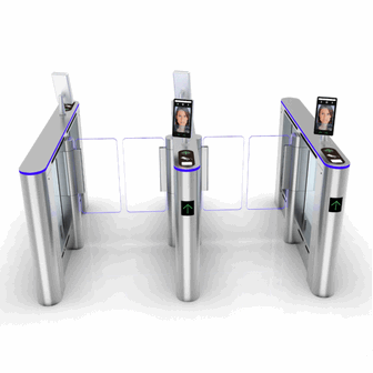 Sas optique RFID à grande vitesse pour halls d'entreprise