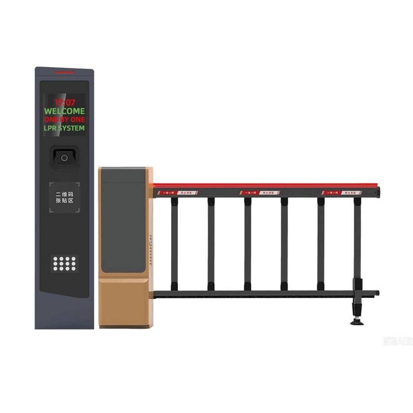 Barrière automatique 24 V CC pour communautés clôturées avec contrôle d'accès intelligent