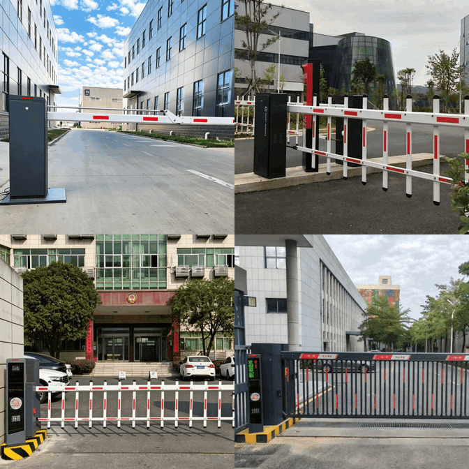 Barrière CC sans balais pour systèmes de stationnement de centres commerciaux