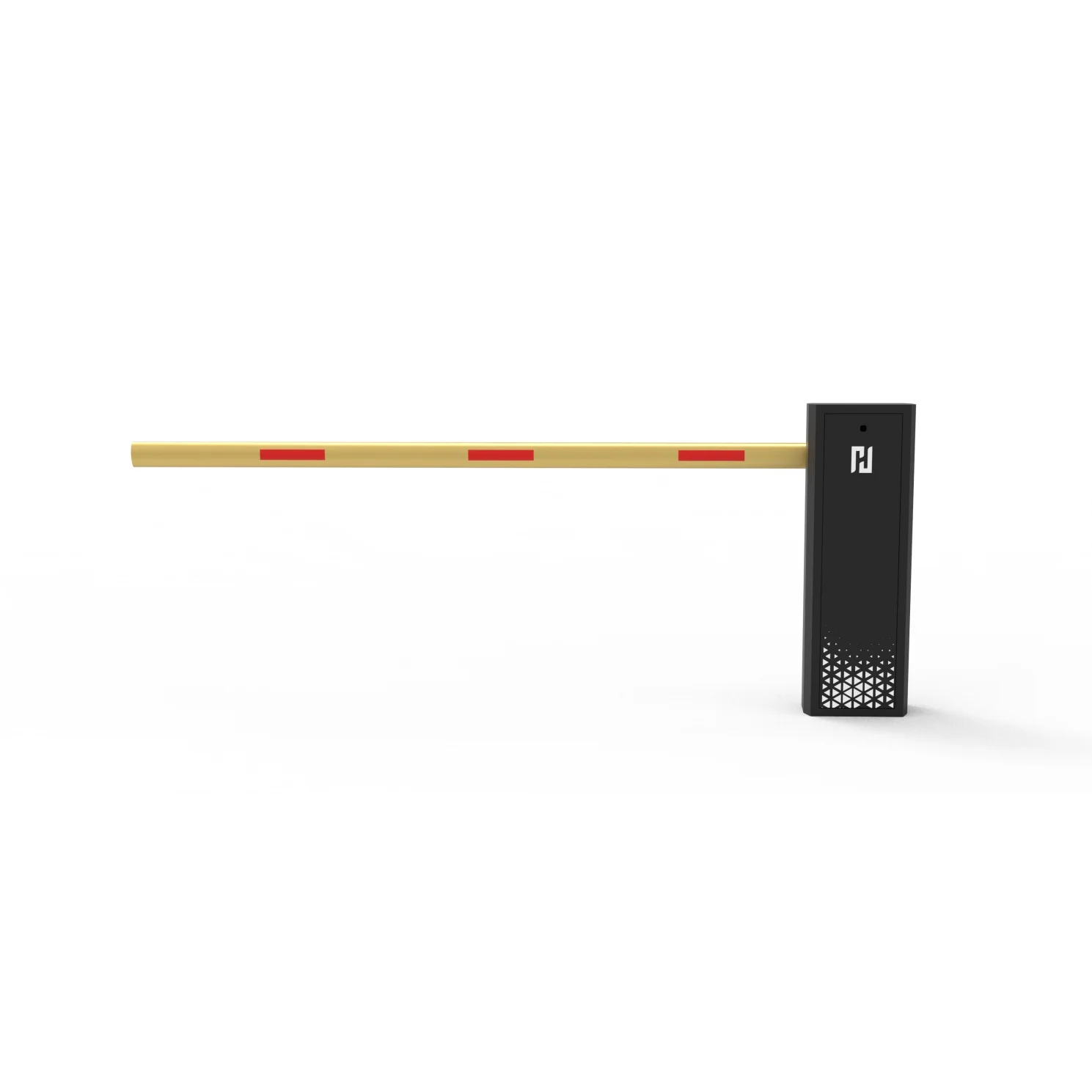 Barrière de péage électrique avec écran DEL et bras grillagé